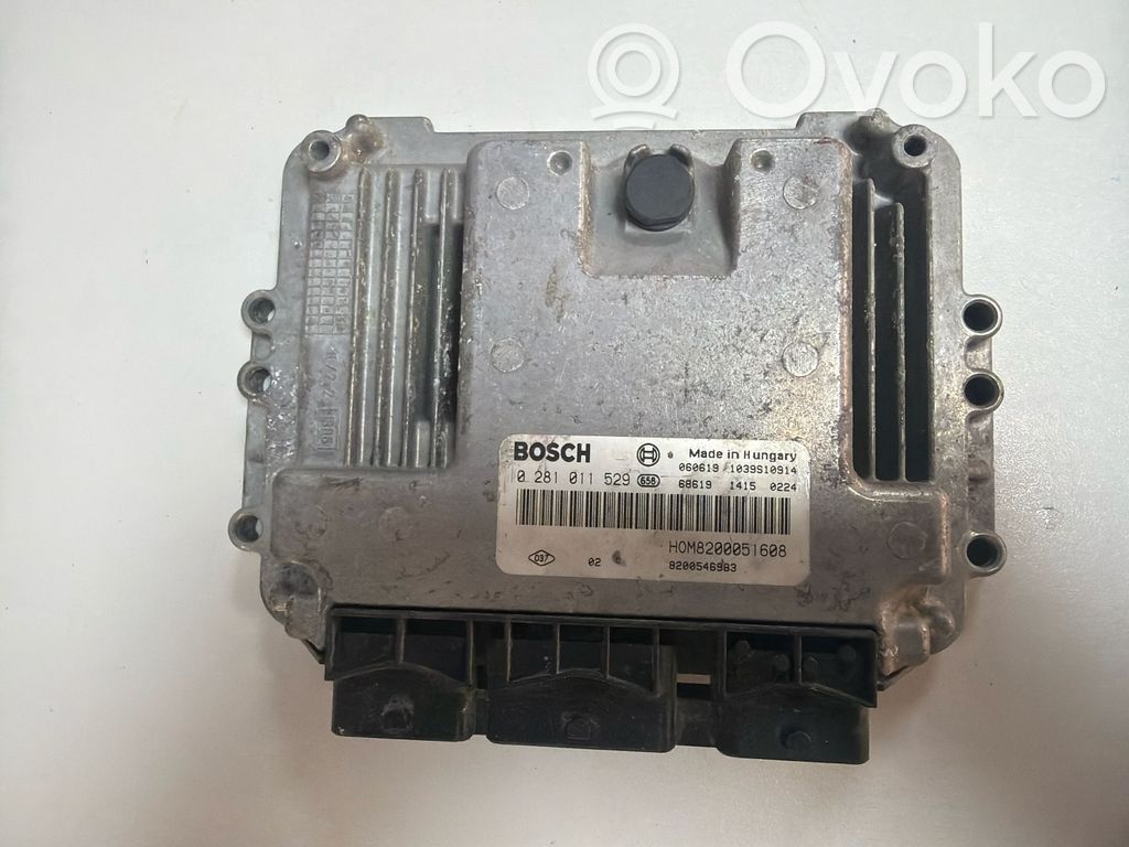 Engine control unit/module   0281011529,8200051608,8200546983