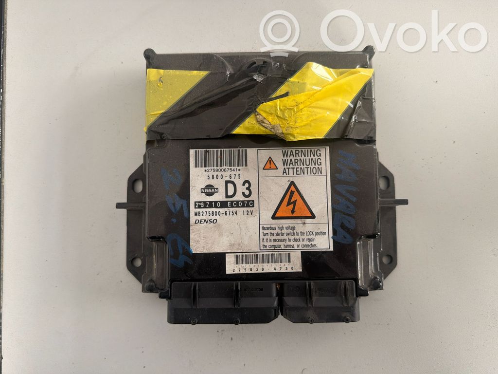Engine control unit/module   23710EC07C,5800675,MB2758006754