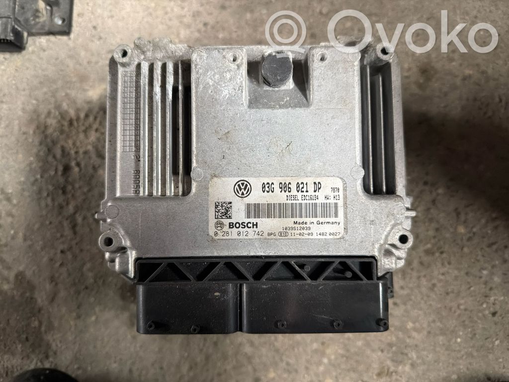 Engine control unit/module   03G906021DP,0281012742,1039S12039