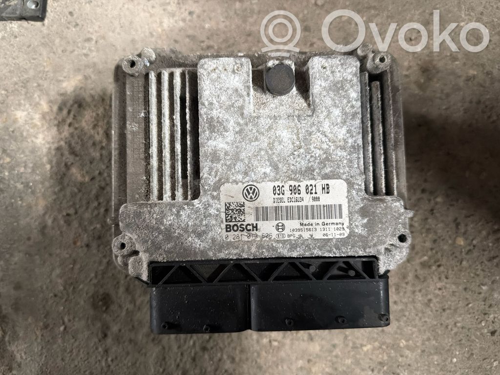 Engine control unit/module   03G906021HB,0281013606,1039S15613