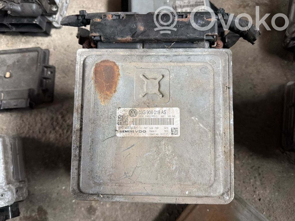 Engine control unit/module   03G906018AS,5WP45514AH