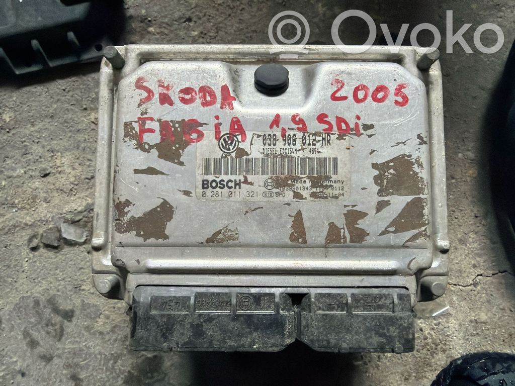 Engine control unit/module   038906012HR,0281011321,1039S01943