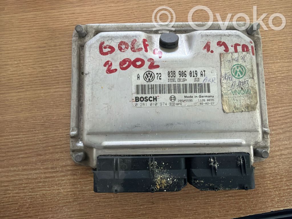 Engine control unit/module   038906019AT,0281010974,28SA5595