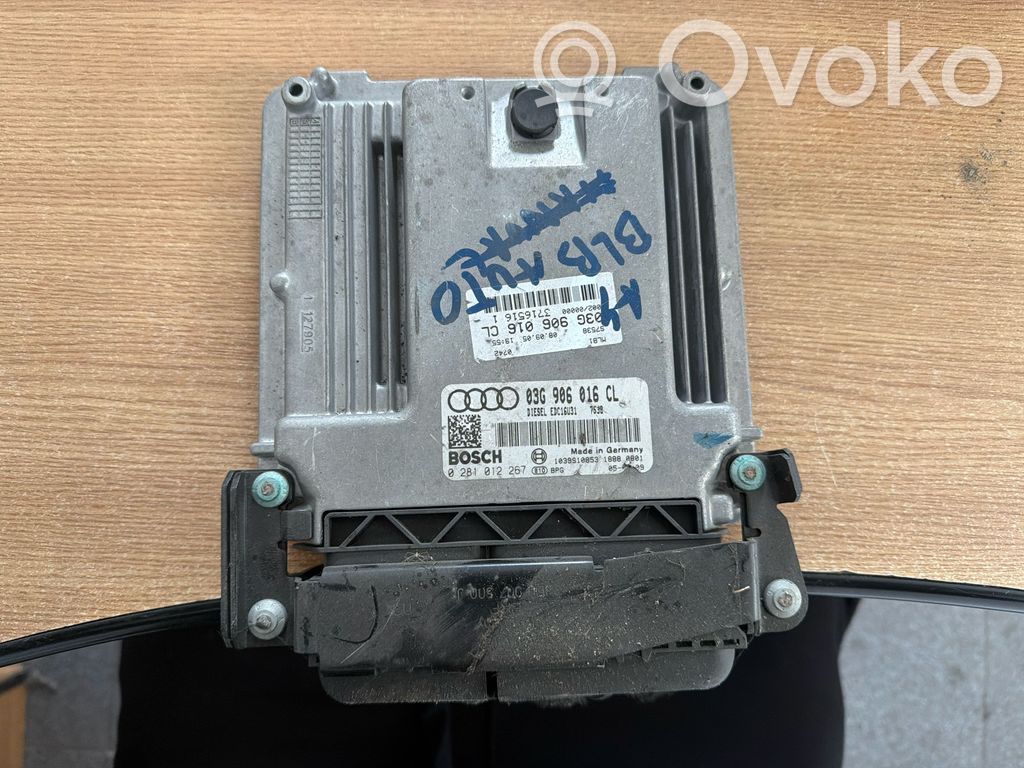 Engine control unit/module   03G906016CL,0281012267,1039S10853