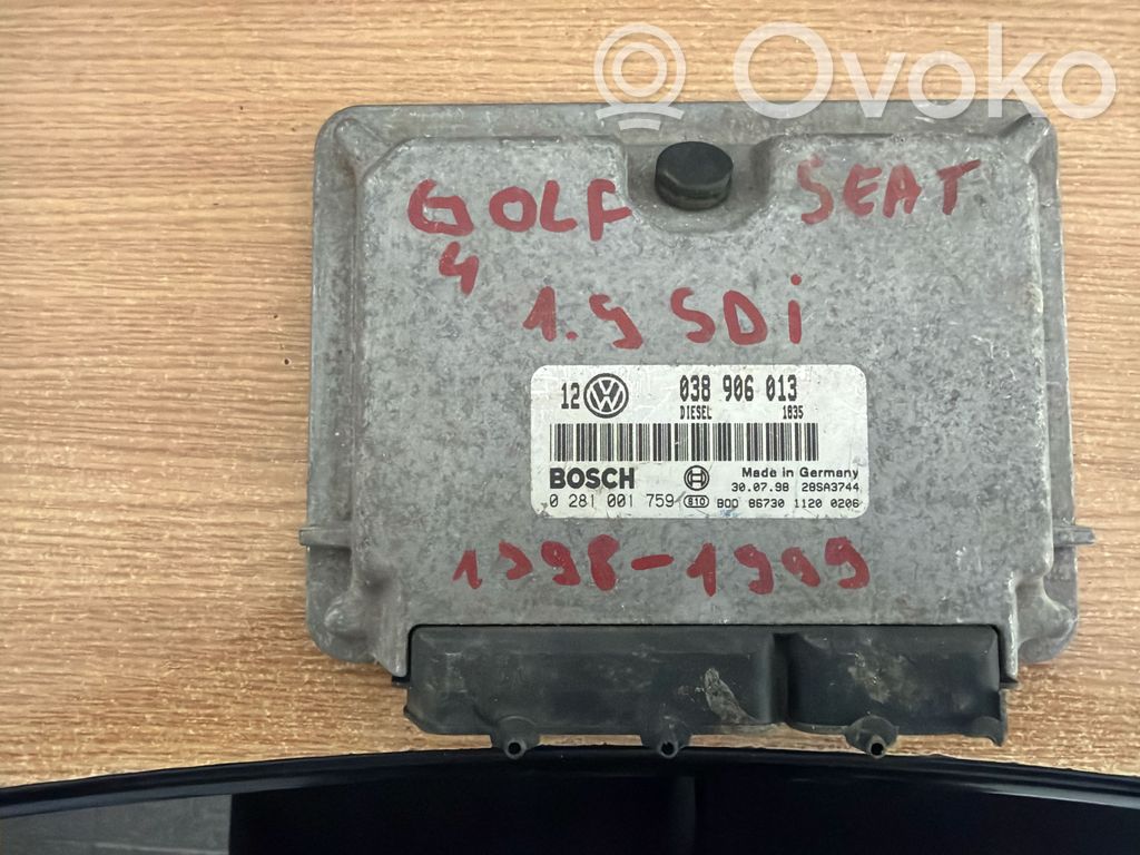 Engine control unit/module   038906013,0281001759,28SA3744