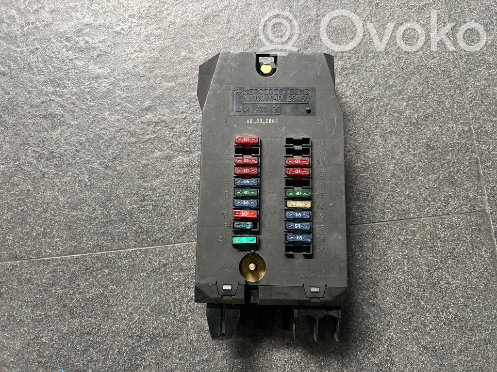 Mercedes-Benz Sprinter W901 W902 W903 W904 Ramka / Moduł bezpieczników 