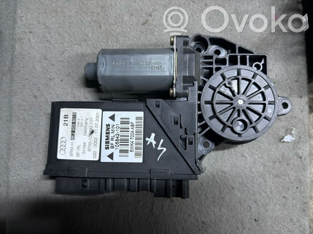 Audi A4 S4 B6 8E 8H Silnik regulatora szyby drzwi przednich 