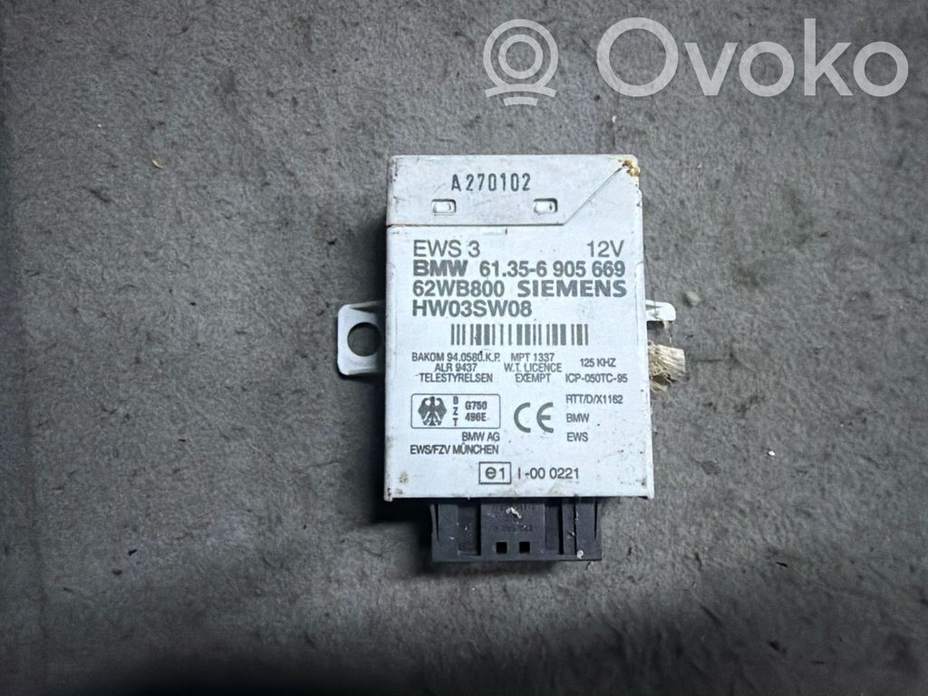 BMW 3 E46 Unitate/modul comandă imobilizator 