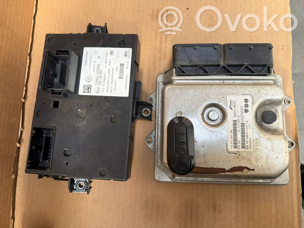 Fiat Ducato Engine ECU kit and lock set 