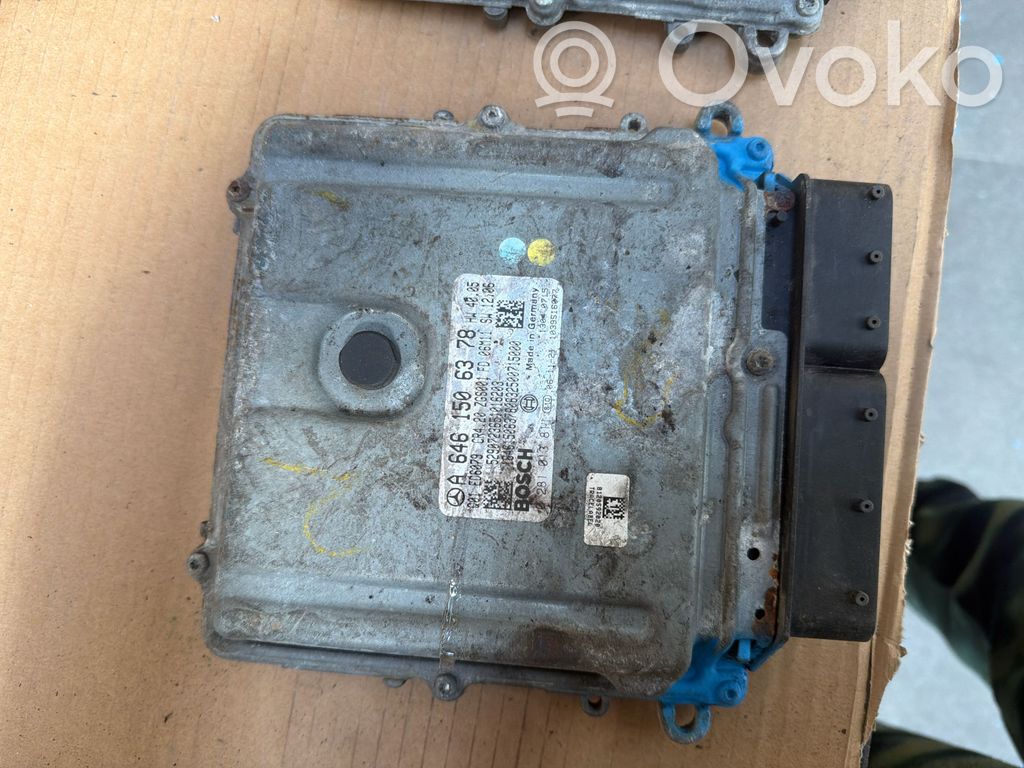 Engine control unit/module   A6461506378,0281013811,1039S16077,5290723651016203