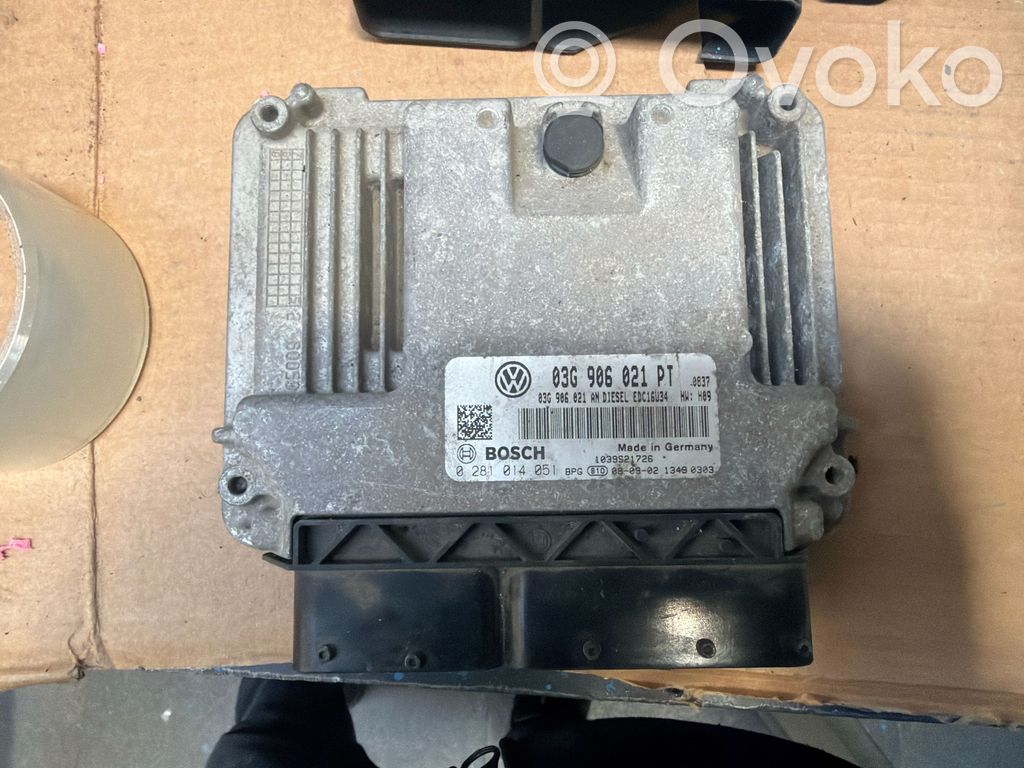 Engine control unit/module   03G906021AN,0281014051,03G906021PT