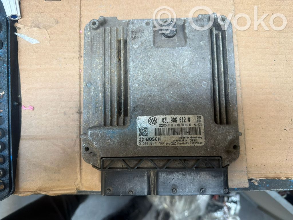 Volkswagen Crafter Engine ECU kit and lock set 