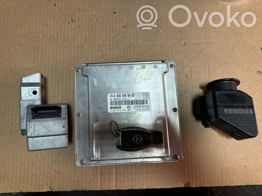 Mercedes-Benz E W210 Engine ECU kit and lock set 
