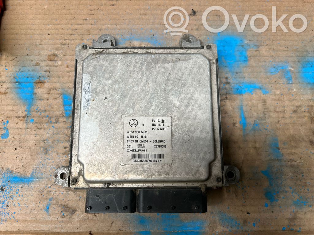 Engine control unit/module   A6519007401,28328588,A6519011801