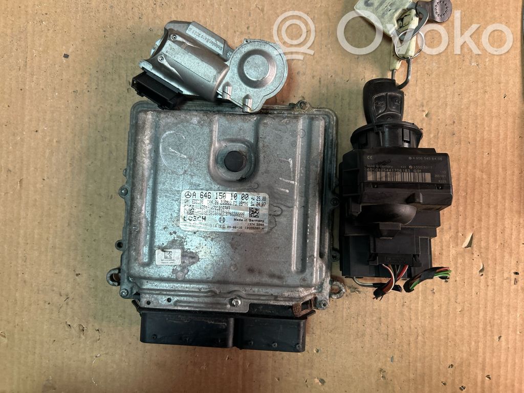 Mercedes-Benz Sprinter W906 Komputer / Sterownik ECU i komplet kluczy 