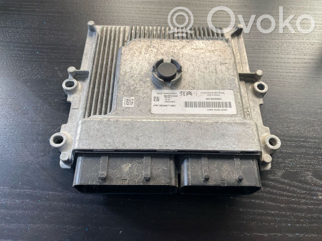 Opel Crossland X Engine control unit/module 