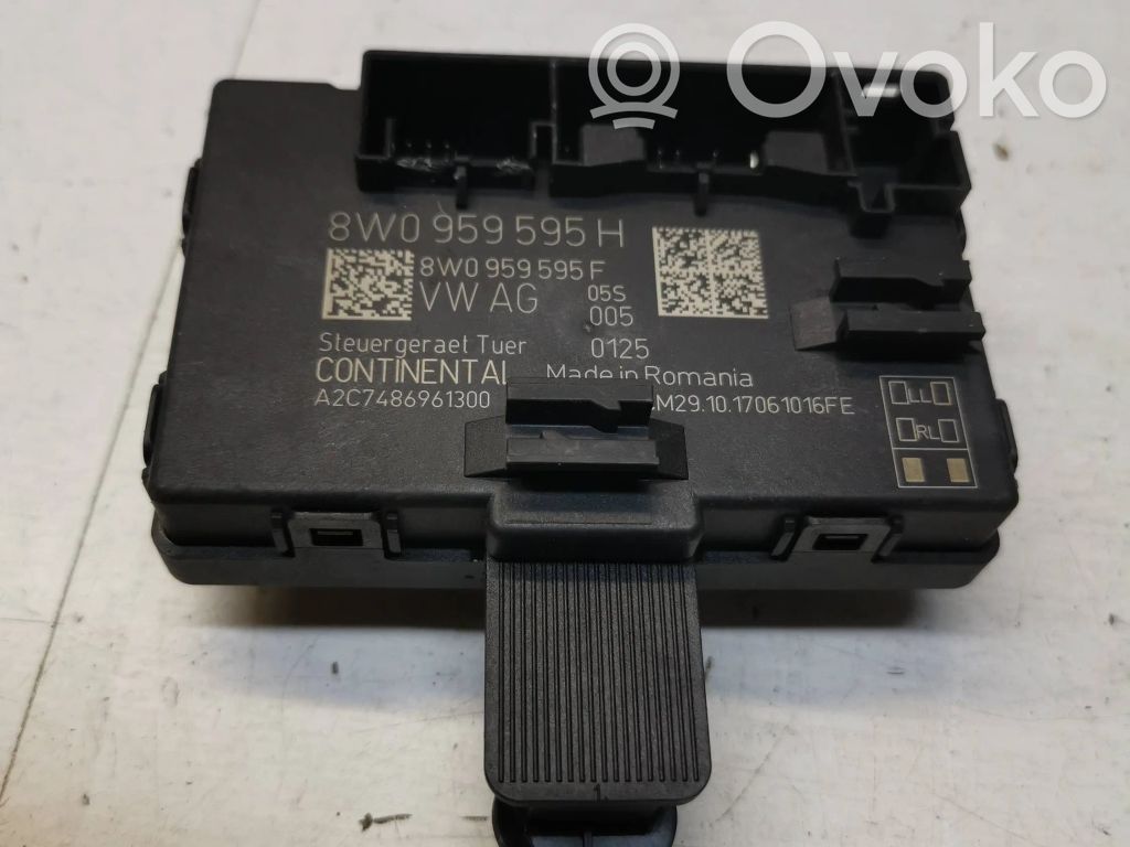 Unité de commande module de porte   8W0959595H,8W0959595F,A2C7486961300