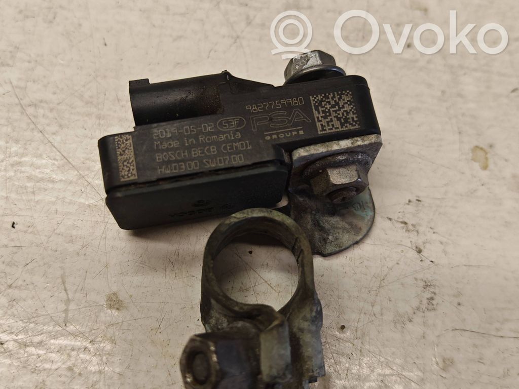 Peugeot 3008 II Negative earth cable (battery) 