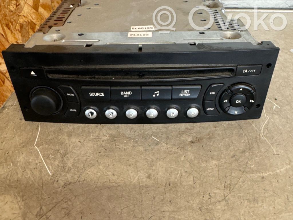 Peugeot 807 Unitate principală radio/CD/DVD/GPS 
