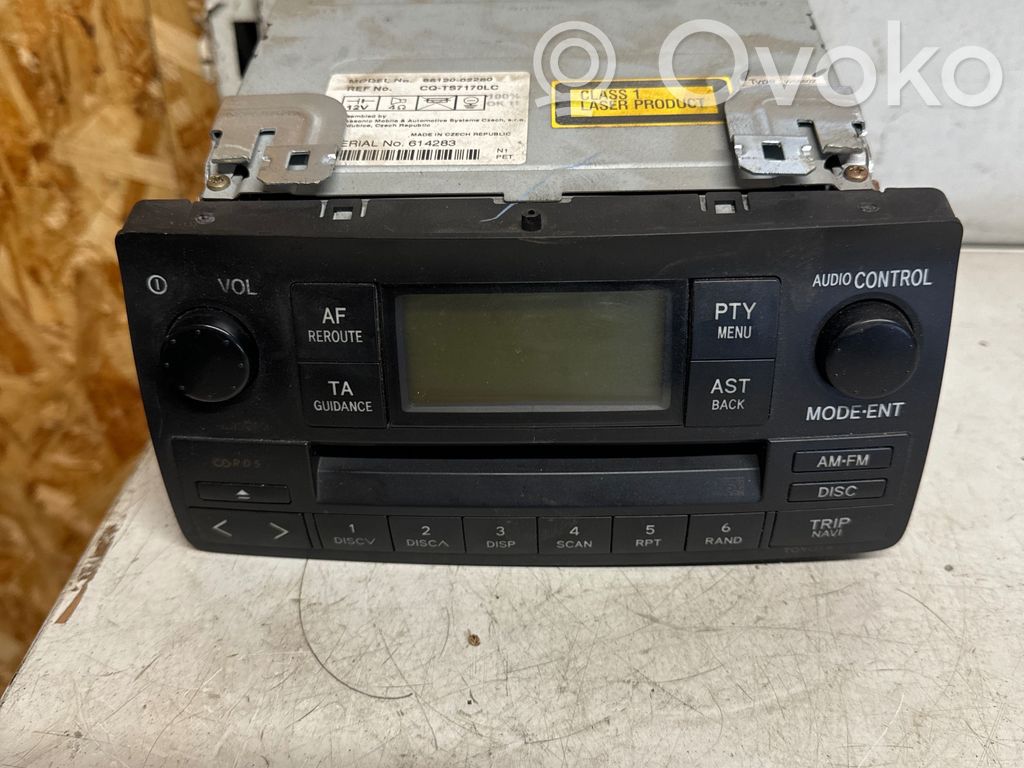Toyota Corolla E120 E130 Unitate principală radio/CD/DVD/GPS 