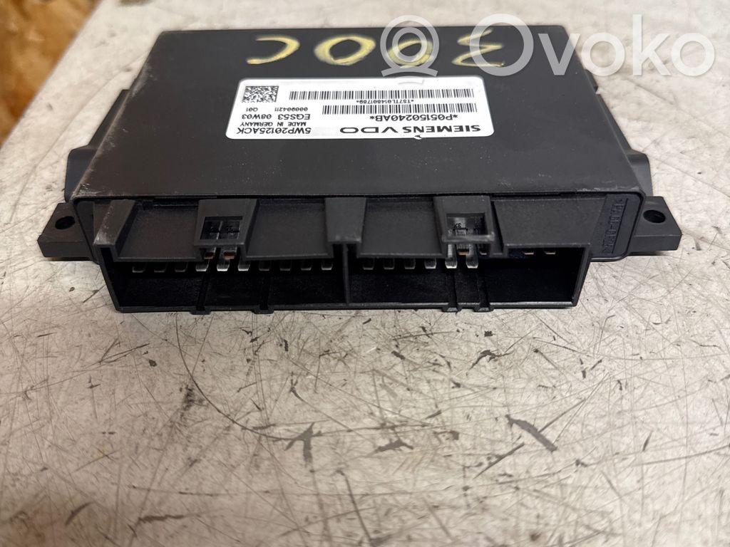 Module de contrôle de boîte de vitesses ECU   5WP20125ACK,000904211,P05150240AB,TS7TL014801789