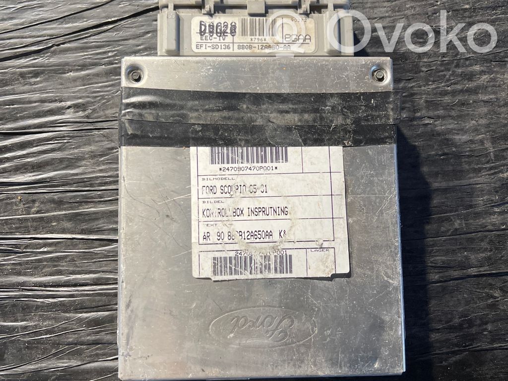 Engine control unit/module   EF1SD136,88GB12A650AA
