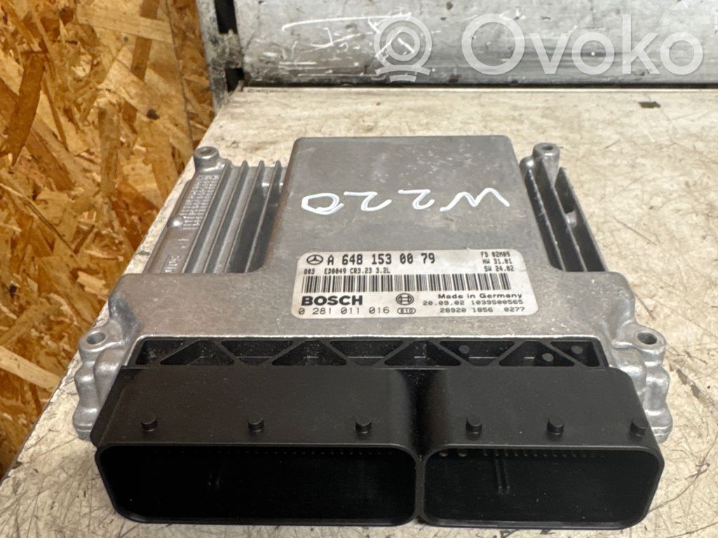 Mercedes-Benz S W220 Unitate/modul de control motor 