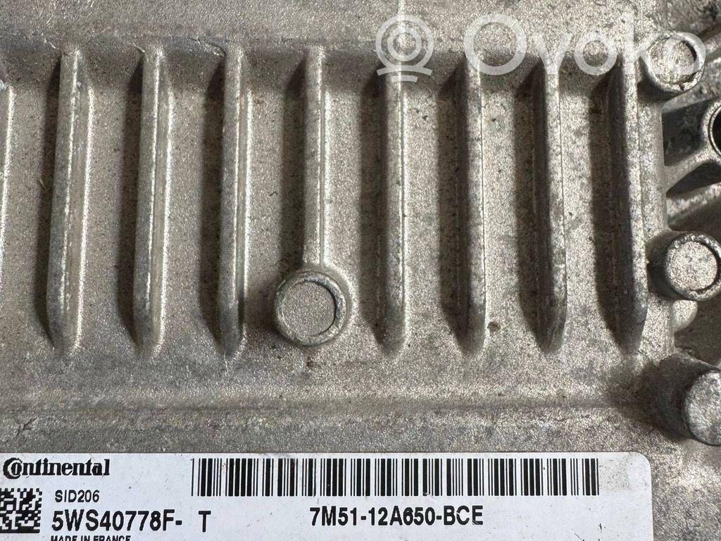 Unidad de control/módulo del motor   7M5112A650BCE,5WS40778FT