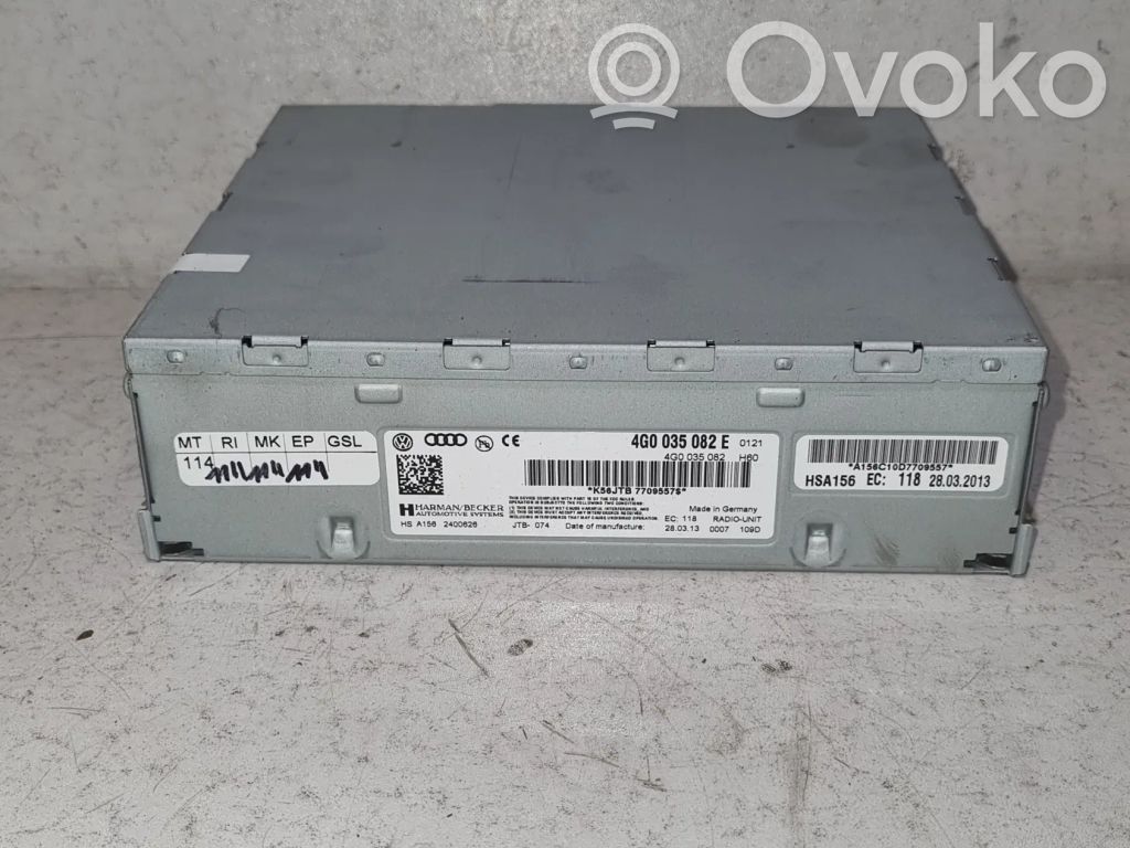 Audi A6 C7 Radio/CD/DVD/GPS head unit 