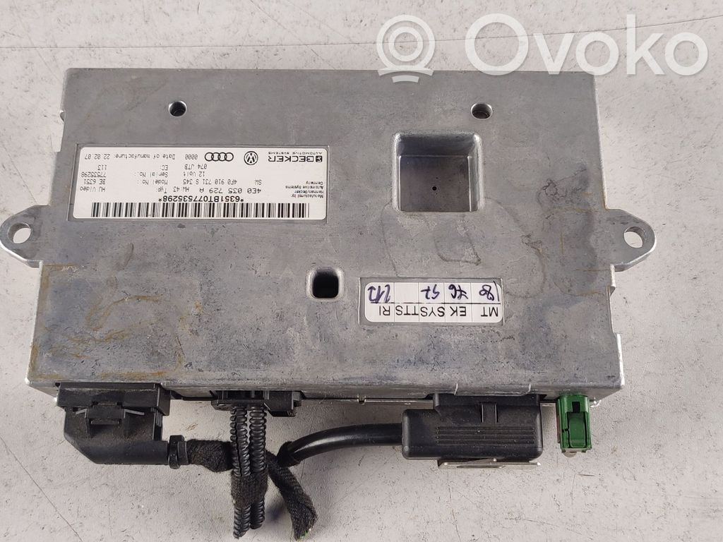 Audi A6 S6 C6 4F MMI valdymo blokas 