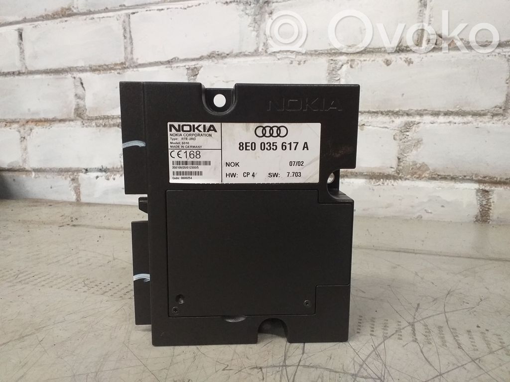 Audi A4 S4 B6 8E 8H Puhelimen käyttöyksikkö/-moduuli 