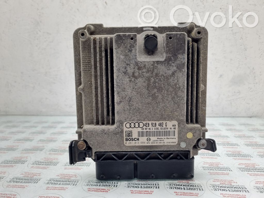 Audi A8 S8 D3 4E Engine control unit/module 