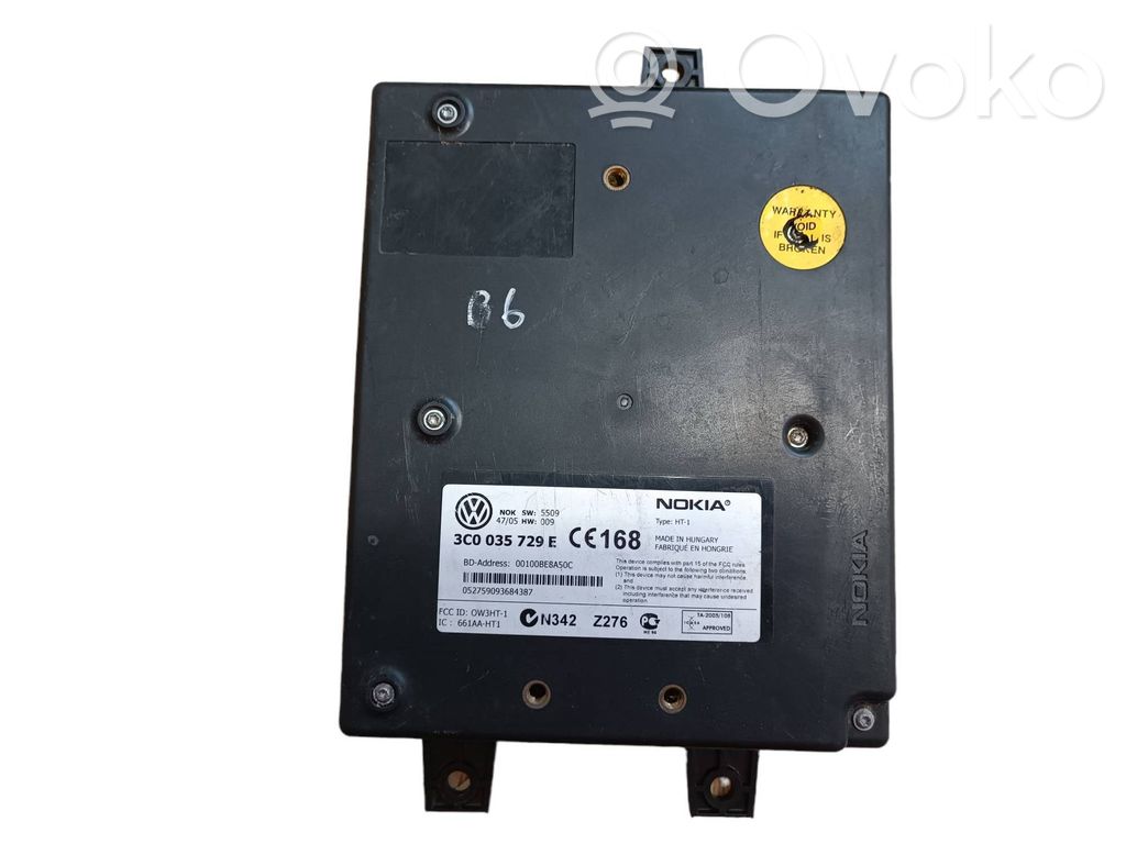 Volkswagen PASSAT B6 Unidad de control/módulo de bluetooth 
