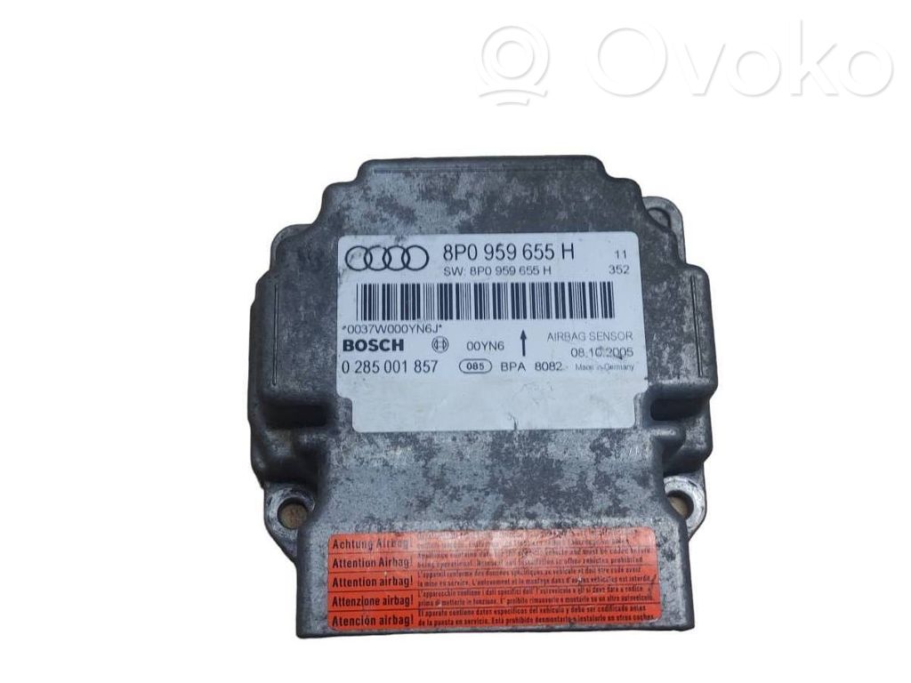 Audi A3 S3 A3 Sportback 8P Airbag control unit/module 