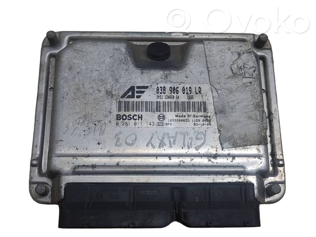 Engine control unit/module   038906019LR,1039S00653,3M2112A650GA,0281011143