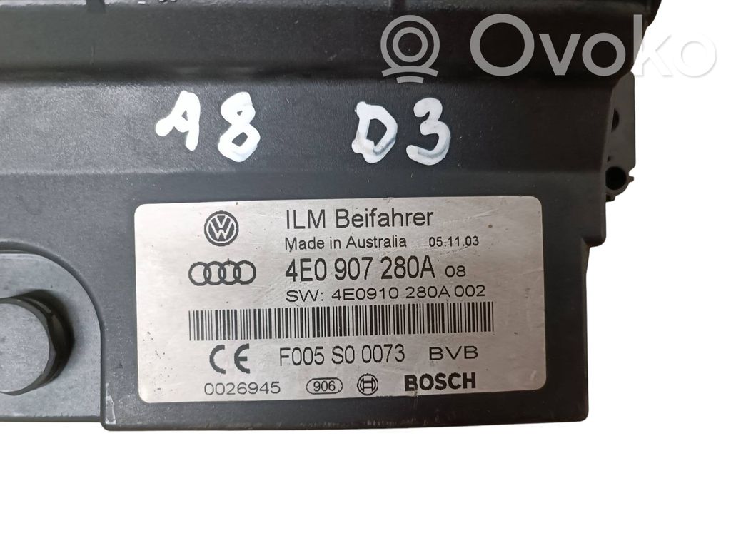 Other control units/modules   4E0907280A,F005S00073,4E0910280A