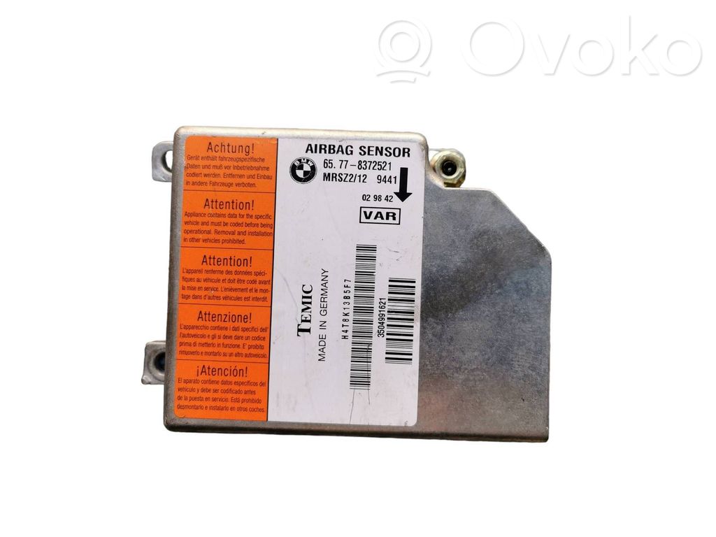 Unidad de control/módulo del Airbag   65778372521,MRSZ2129441