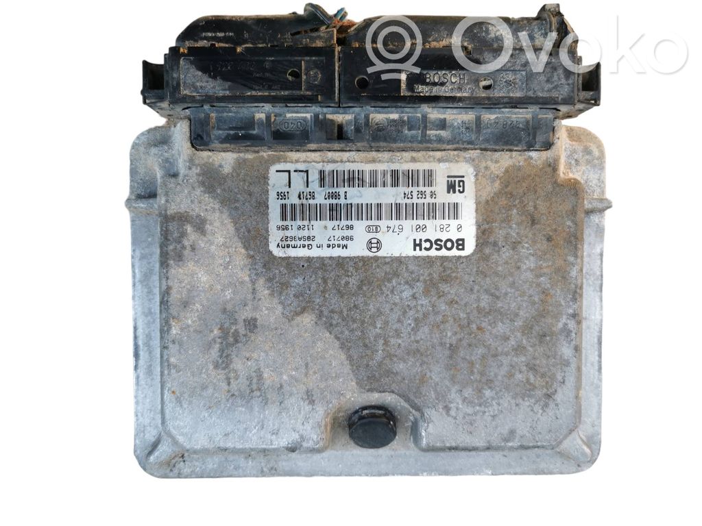 Engine control unit/module   0281001674,90562574,28SA3627