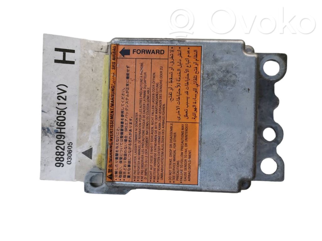 Nissan X-Trail T30 Centralina/modulo airbag 