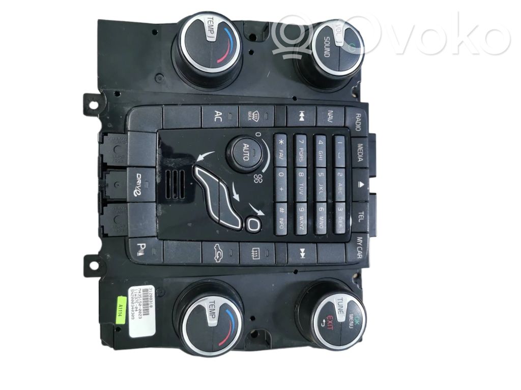 Volvo S60 Climate control unit 