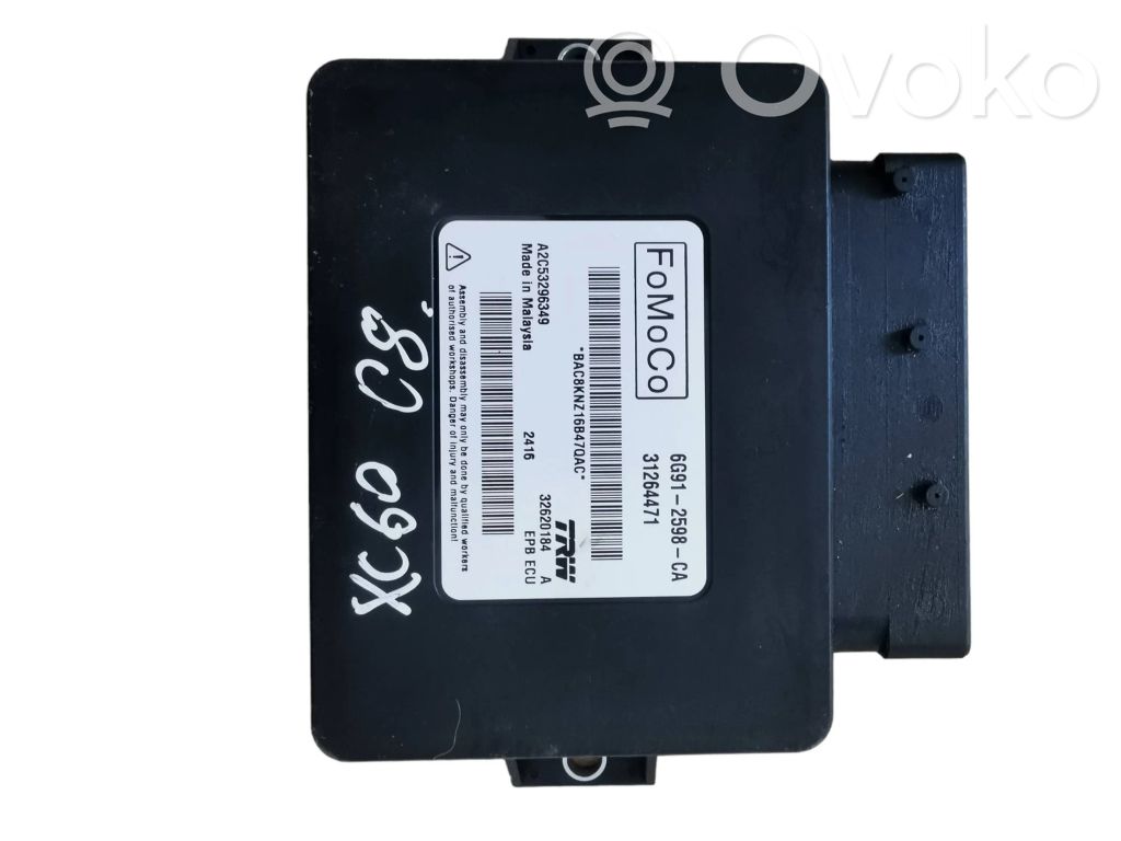 Volvo XC60 Module de commande de frein à main 