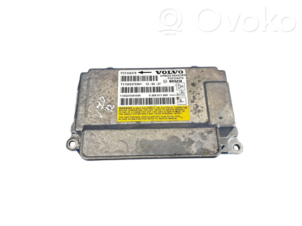 Volvo V70 Airbag control unit/module 