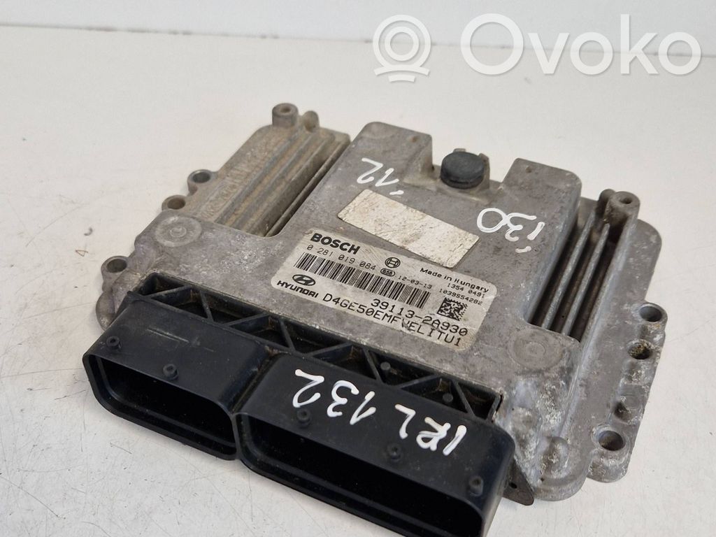 Engine control unit/module   0281019084,391132A930,D4GE50EMF