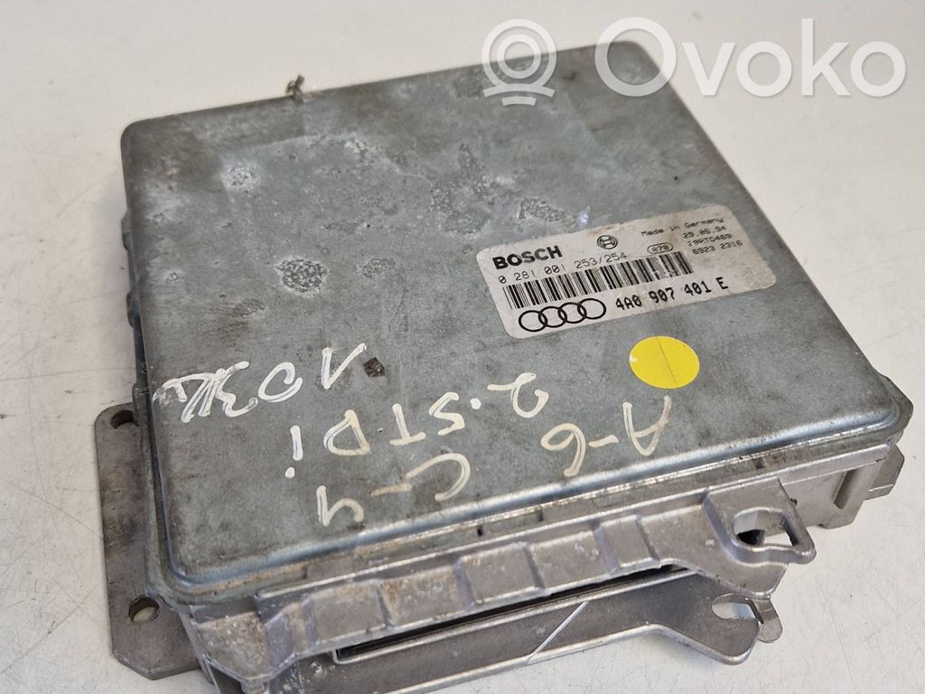 Engine control unit/module   0281001253,0281001254,4A0907401