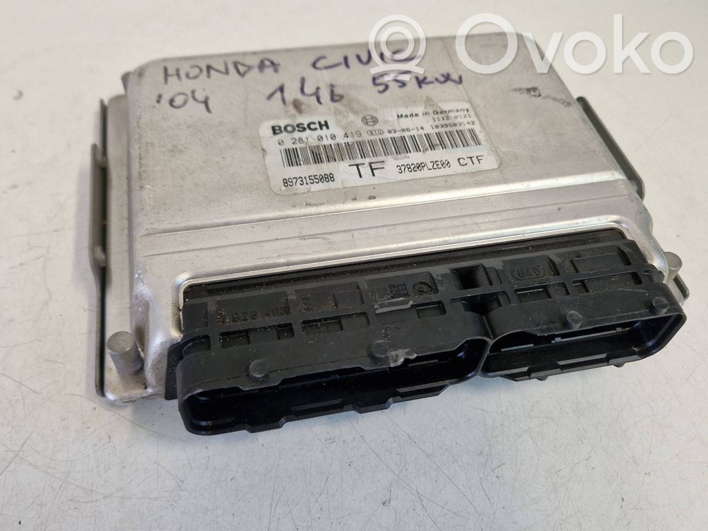Honda Civic Engine control unit/module 