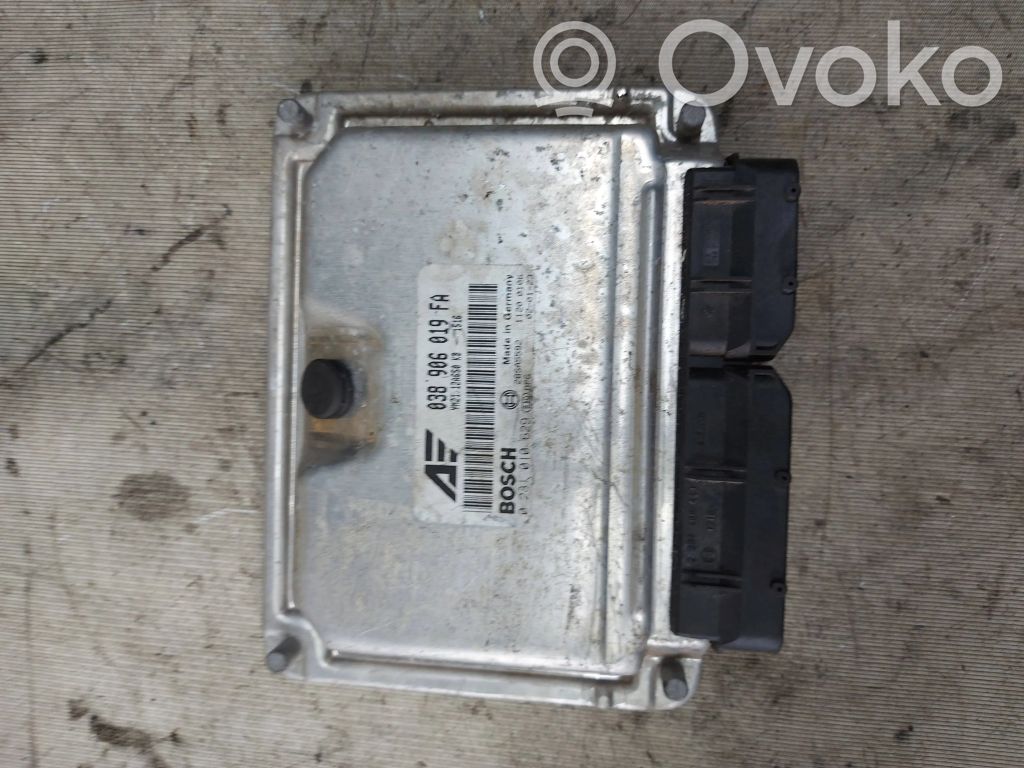 Engine control unit/module   038906019FA,28SA5592,0281010629
