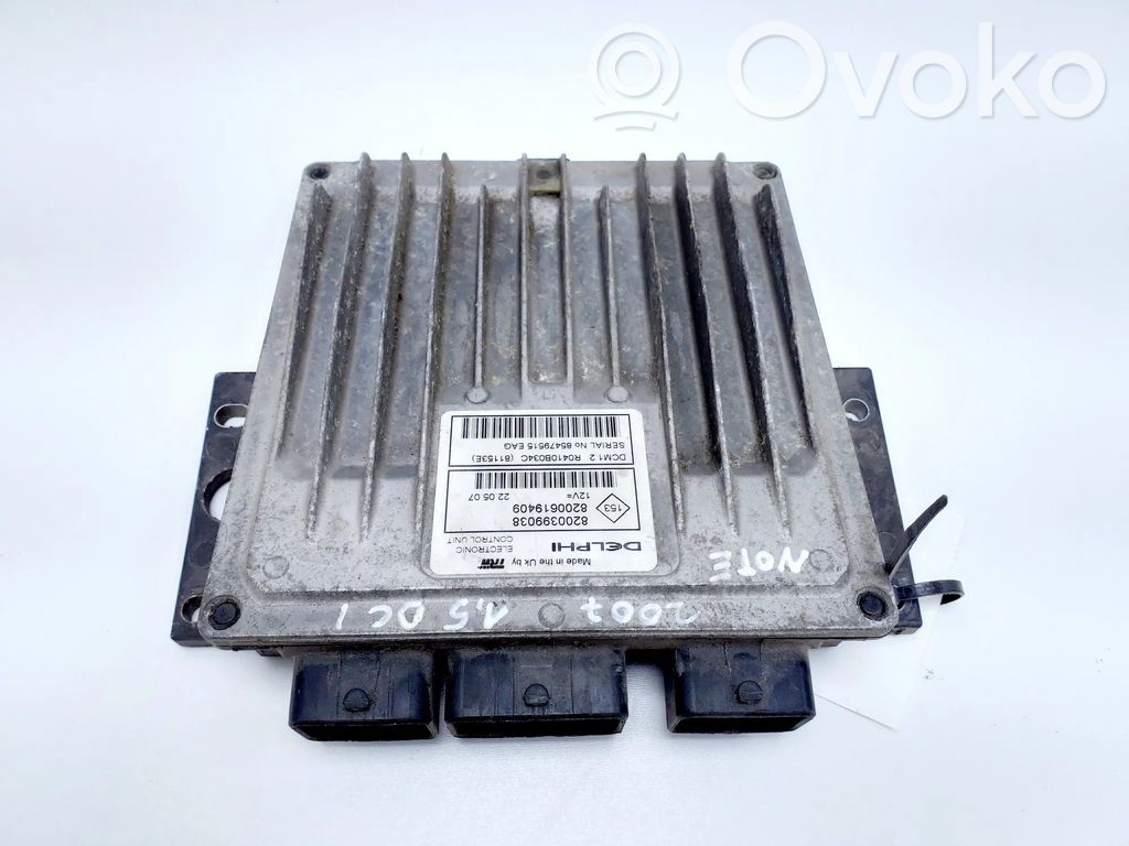 Engine control unit/module   8200619409,85479515EAG,8200399038