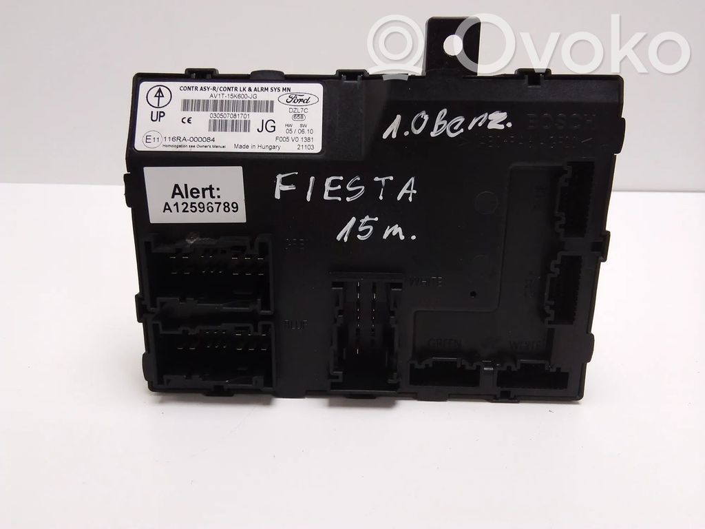 Ford Fiesta Central body control module 