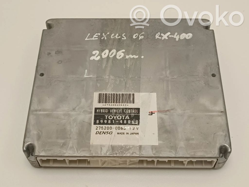 Lexus RX 330 - 350 - 400H Sterownik / Moduł ECU 