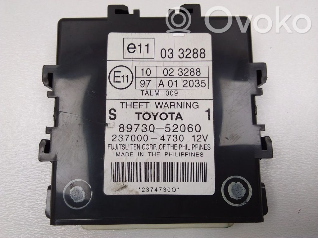 Toyota Urban Cruiser (XP110) Sterownik / Moduł alarmu 